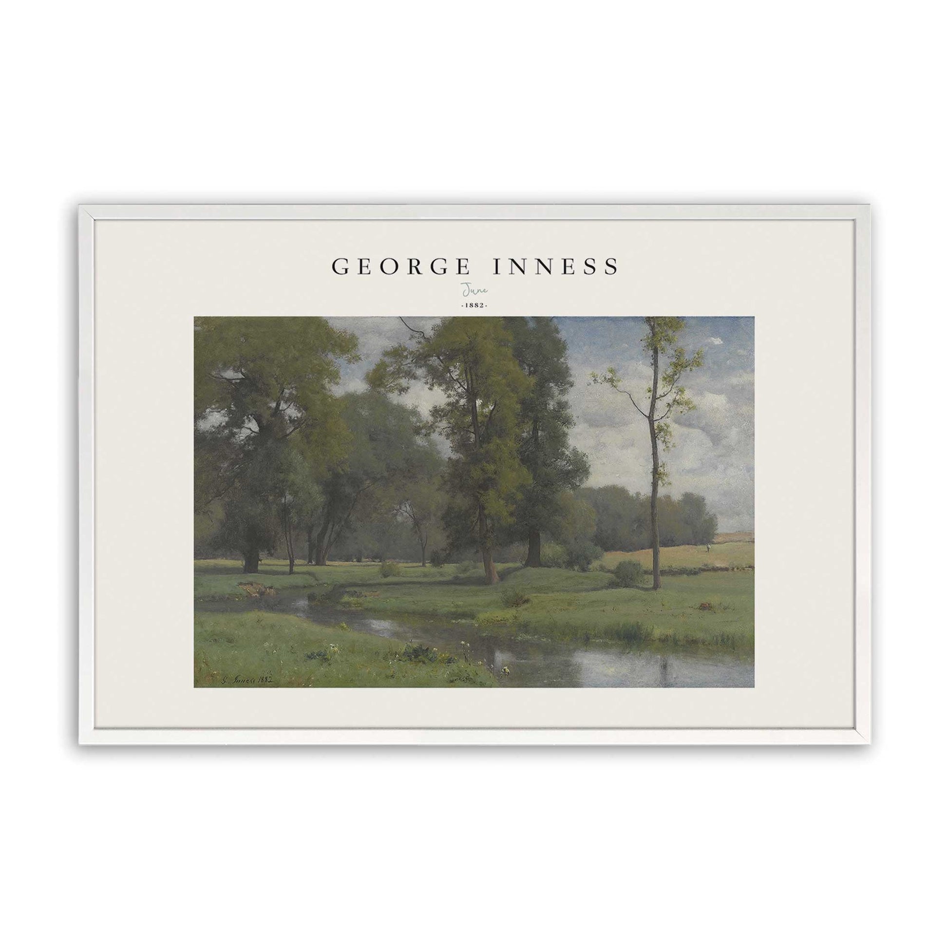 [Color:Opaque White], Picture of art in a Opaque White frame