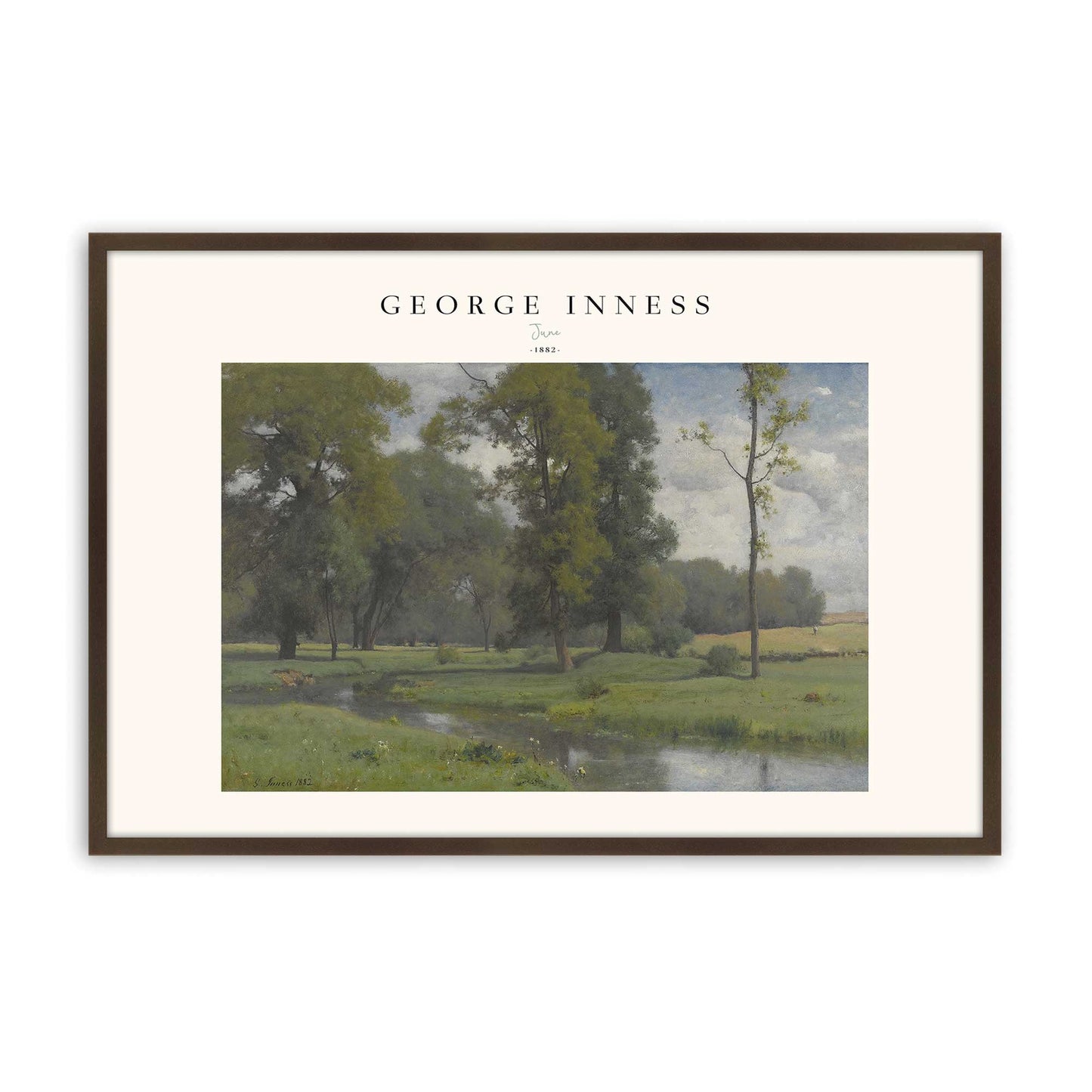 [Color:Belvinder Brown], Picture of art in a Belvinder Brown frame