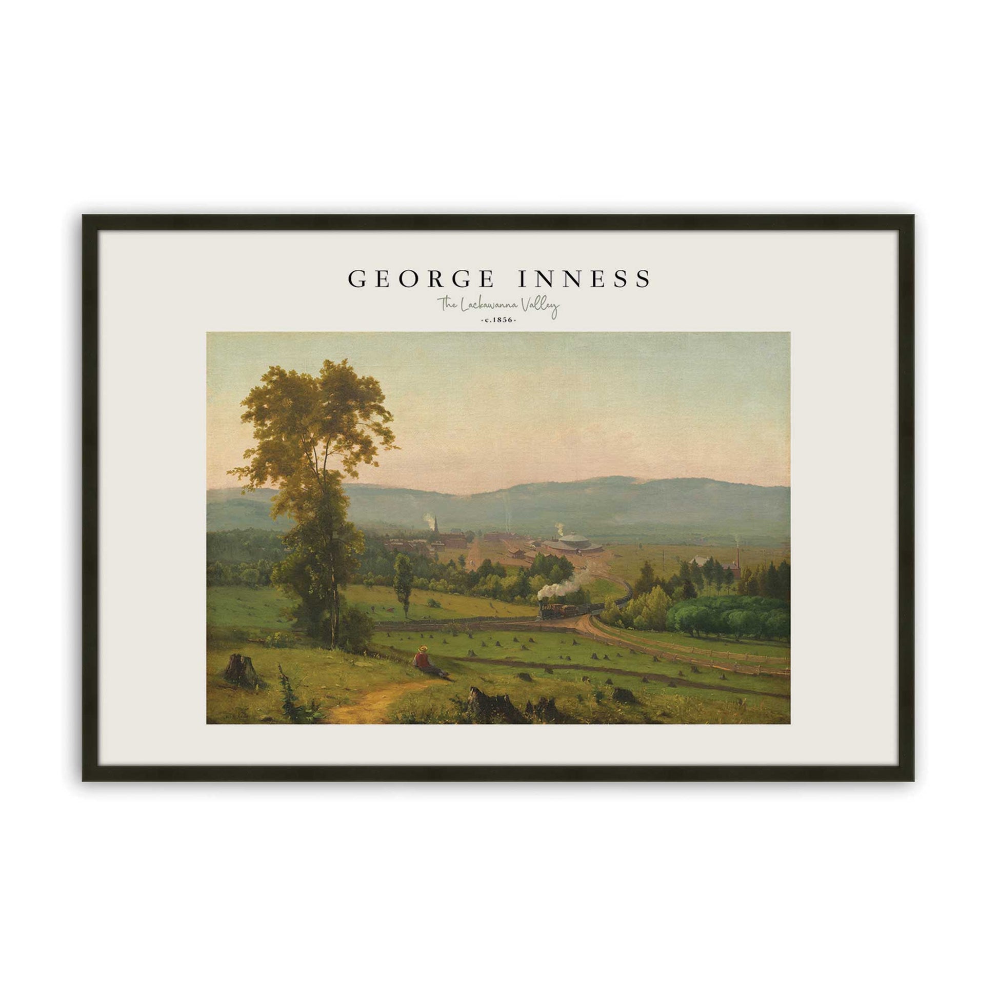 [Color:Satin Black], Picture of art in a Satin Black frame