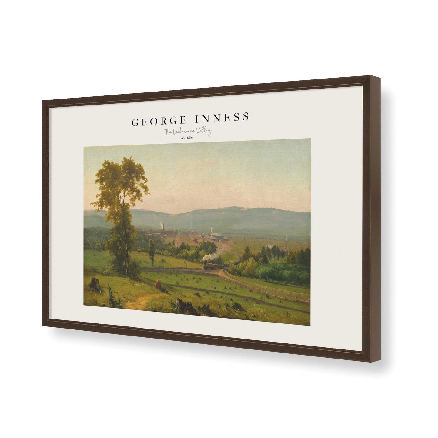 [Color:Belvinder Brown], Picture of art in a Belvinder Brown frame of the corner