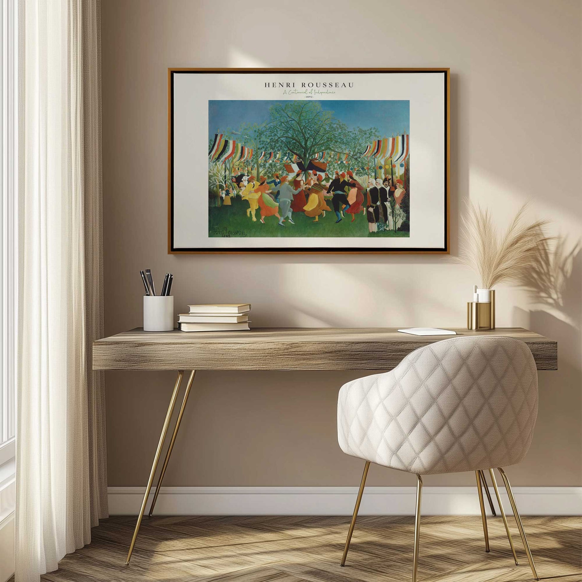 Picture of art in a room