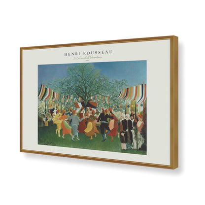 [Color:Polished Gold], Picture of art in a Polished Gold frame of the corner