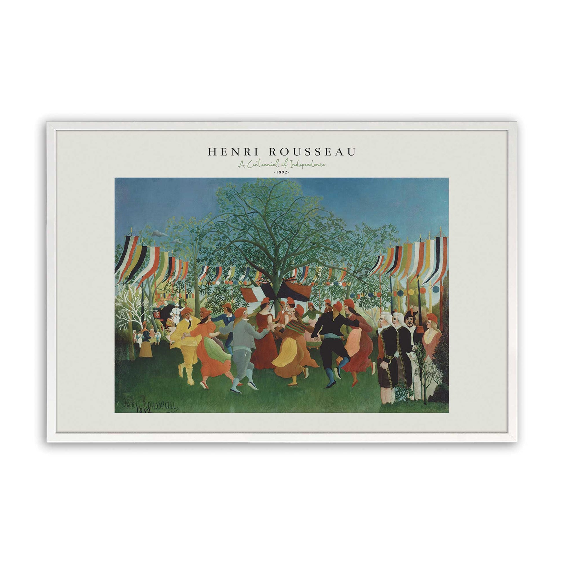 [Color:Opaque White], Picture of art in a Opaque White frame