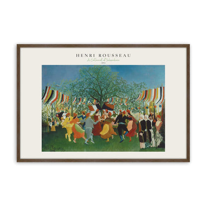 [Color:Walnut], Picture of art in a Walnut frame