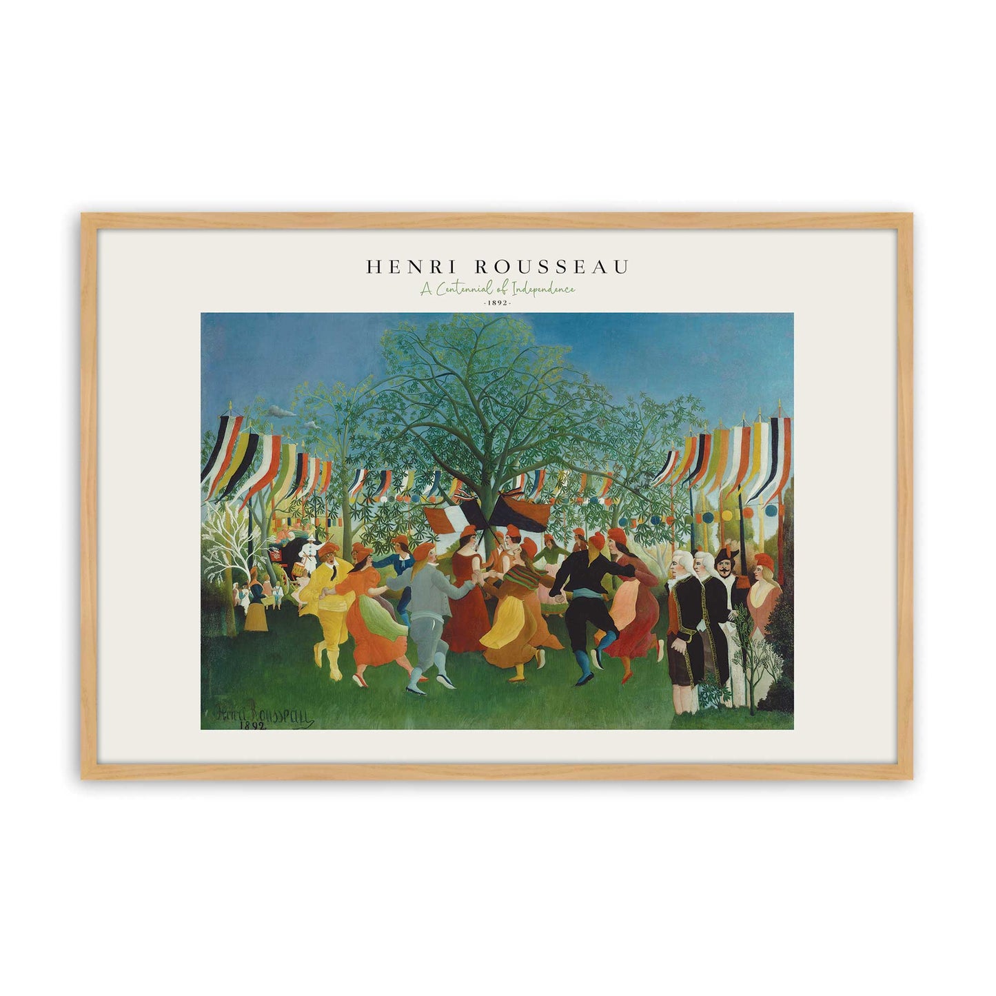 [Color:American Maple], Picture of art in a American Maple frame