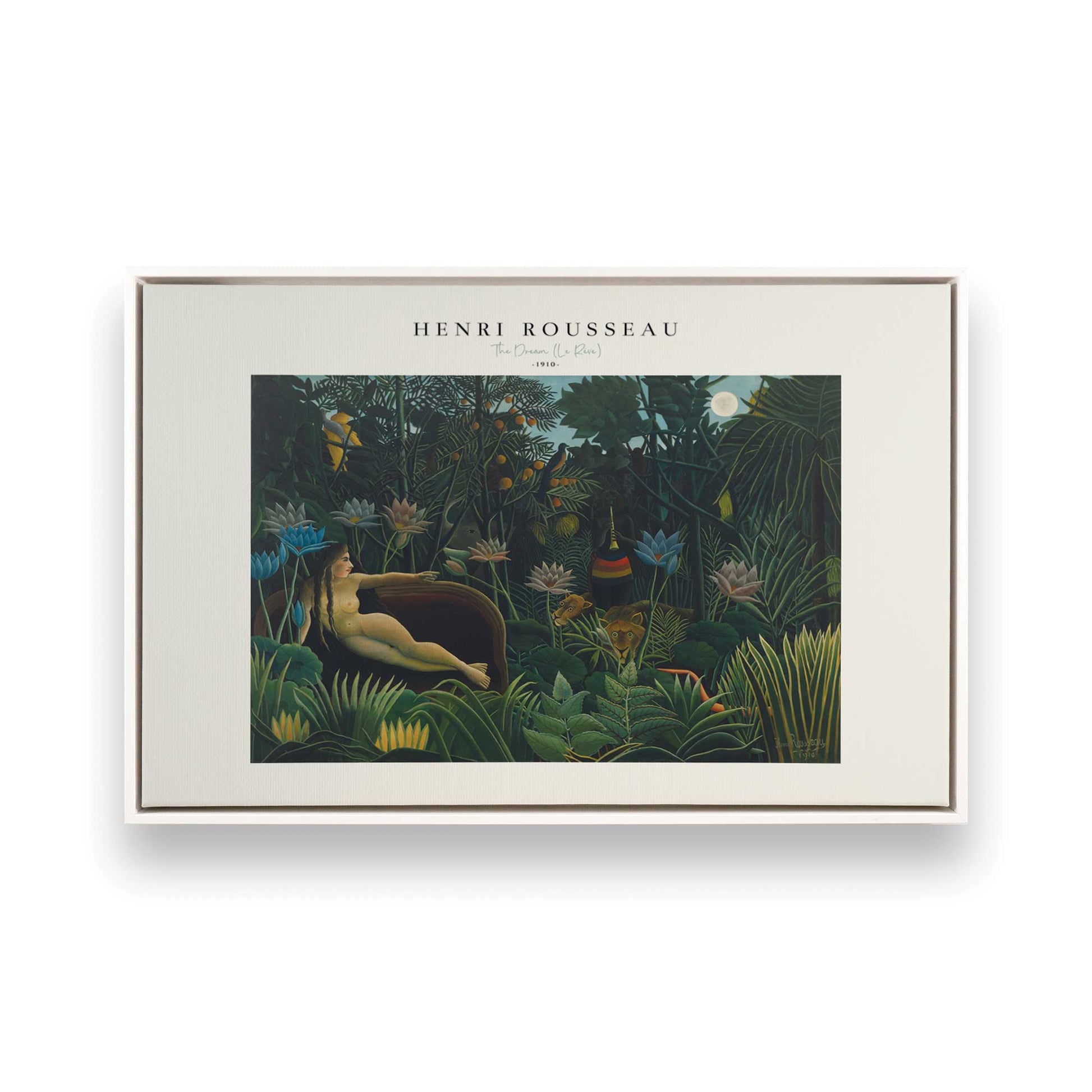 [Color:Opaque White], Picture of art in a White frame