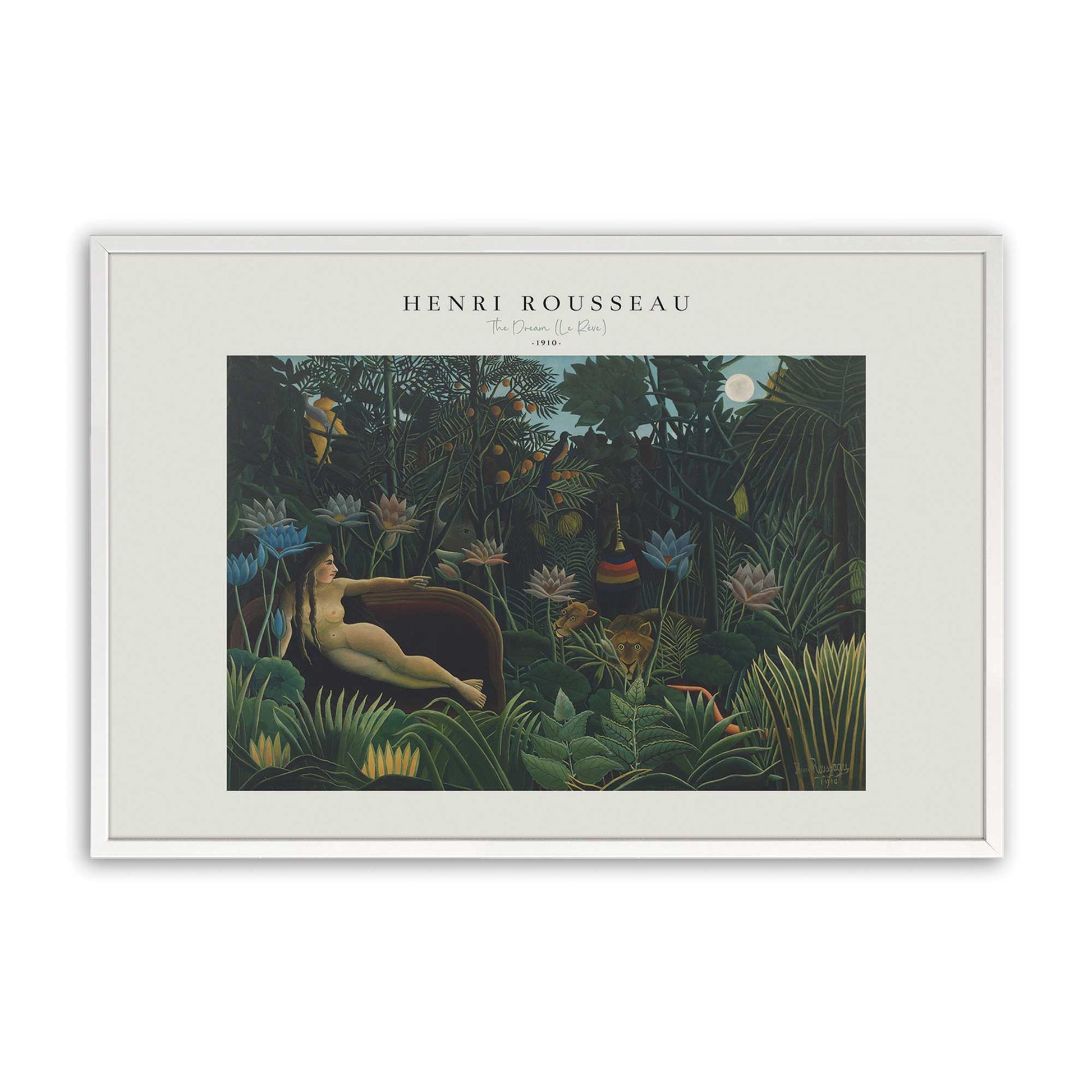 [Color:Opaque White], Picture of art in a Opaque White frame