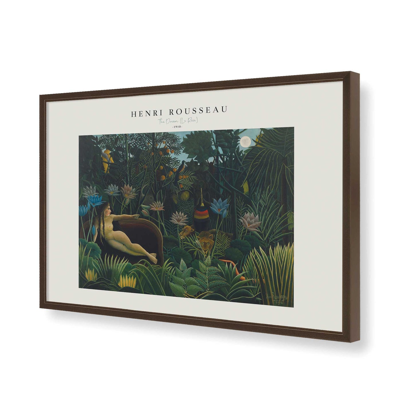 [Color:Belvinder Brown], Picture of art in a Belvinder Brown frame of the corner