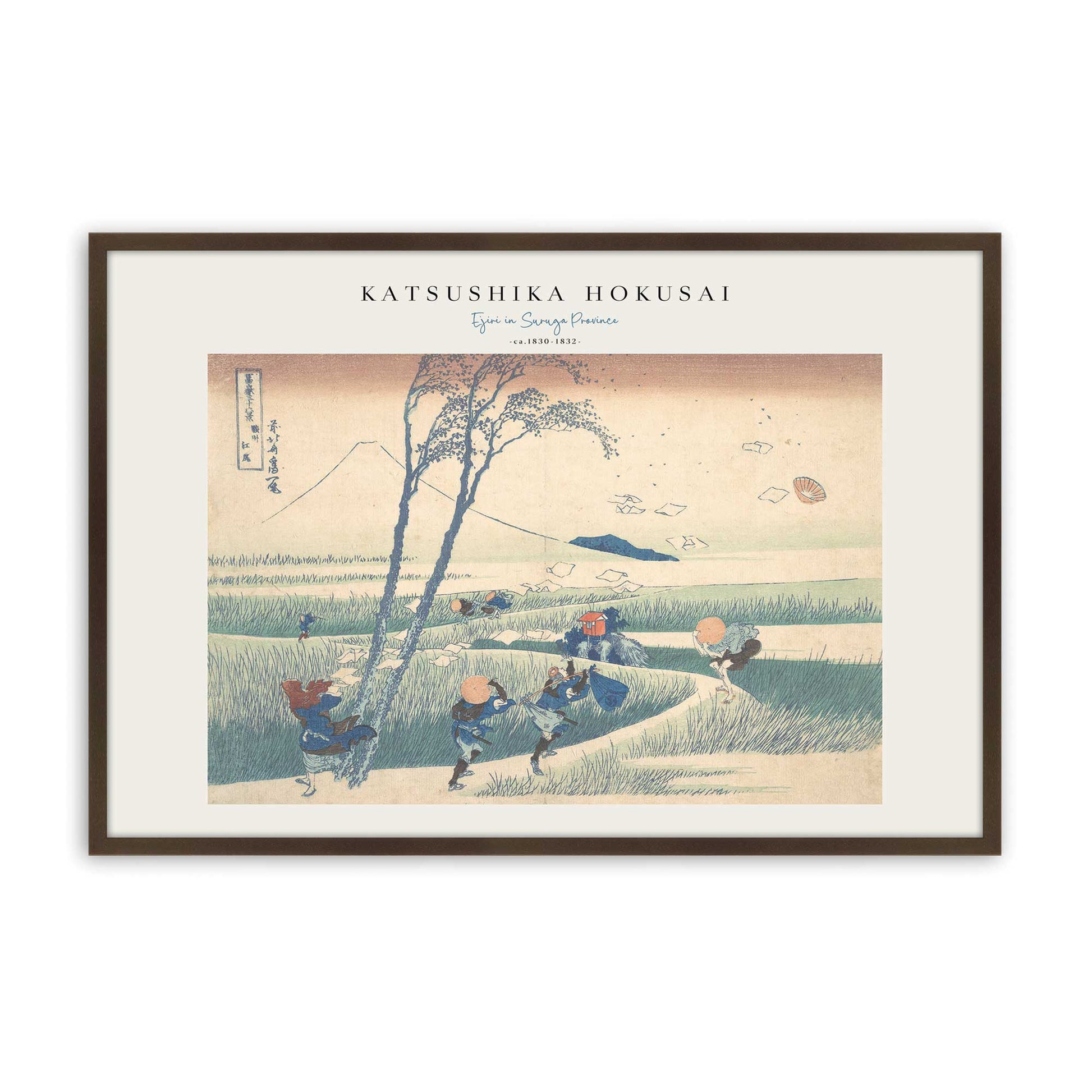[Color:Brown], Picture of art in a Brown frame