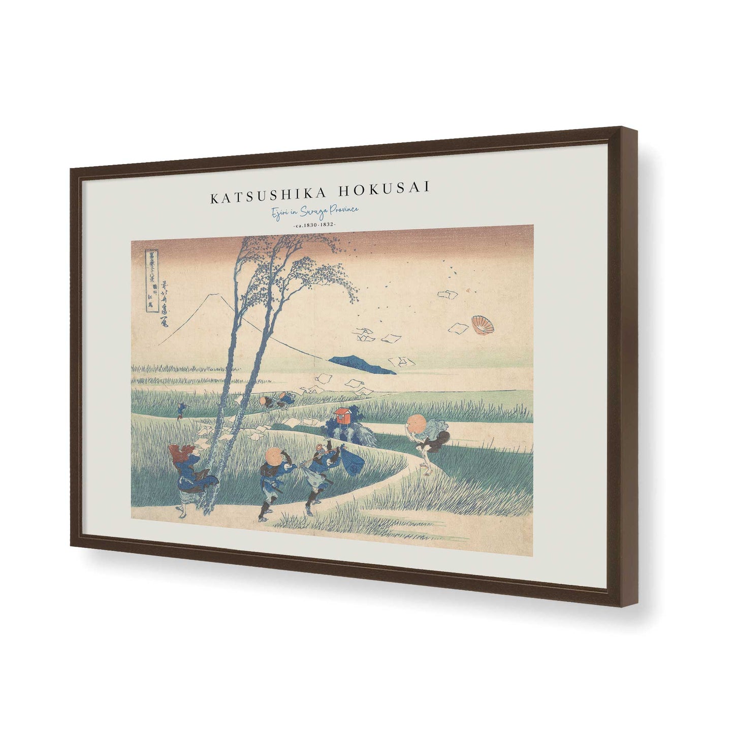 [Color:Belvinder Brown], Picture of art in a Belvinder Brown frame of the corner