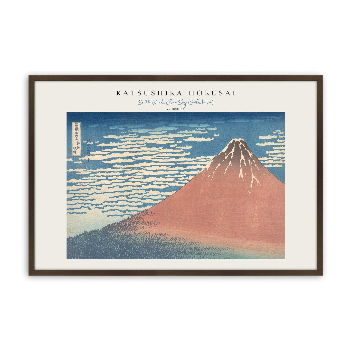 [Color:Belvinder Brown], Picture of art in a Belvinder Brown frame