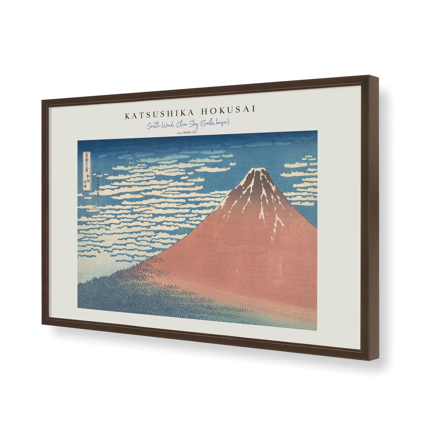 [Color:Belvinder Brown], Picture of art in a Belvinder Brown frame of the corner