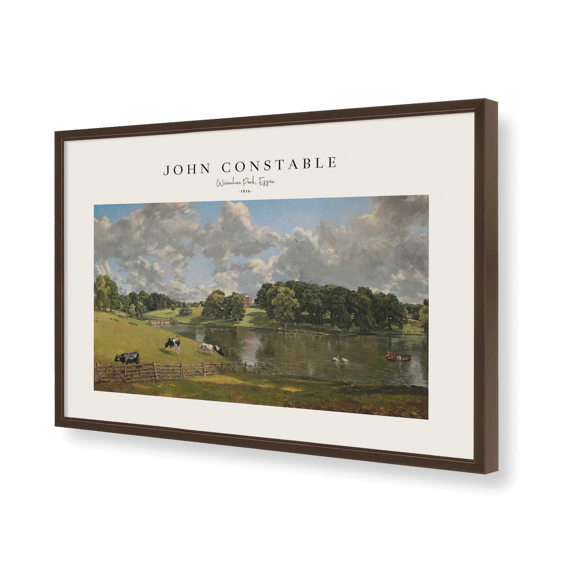 [Color:Belvinder Brown], Picture of art in a Belvinder Brown frame of the corner