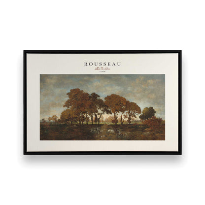 [Color:Satin Black], Picture of art in a Satin Black frame