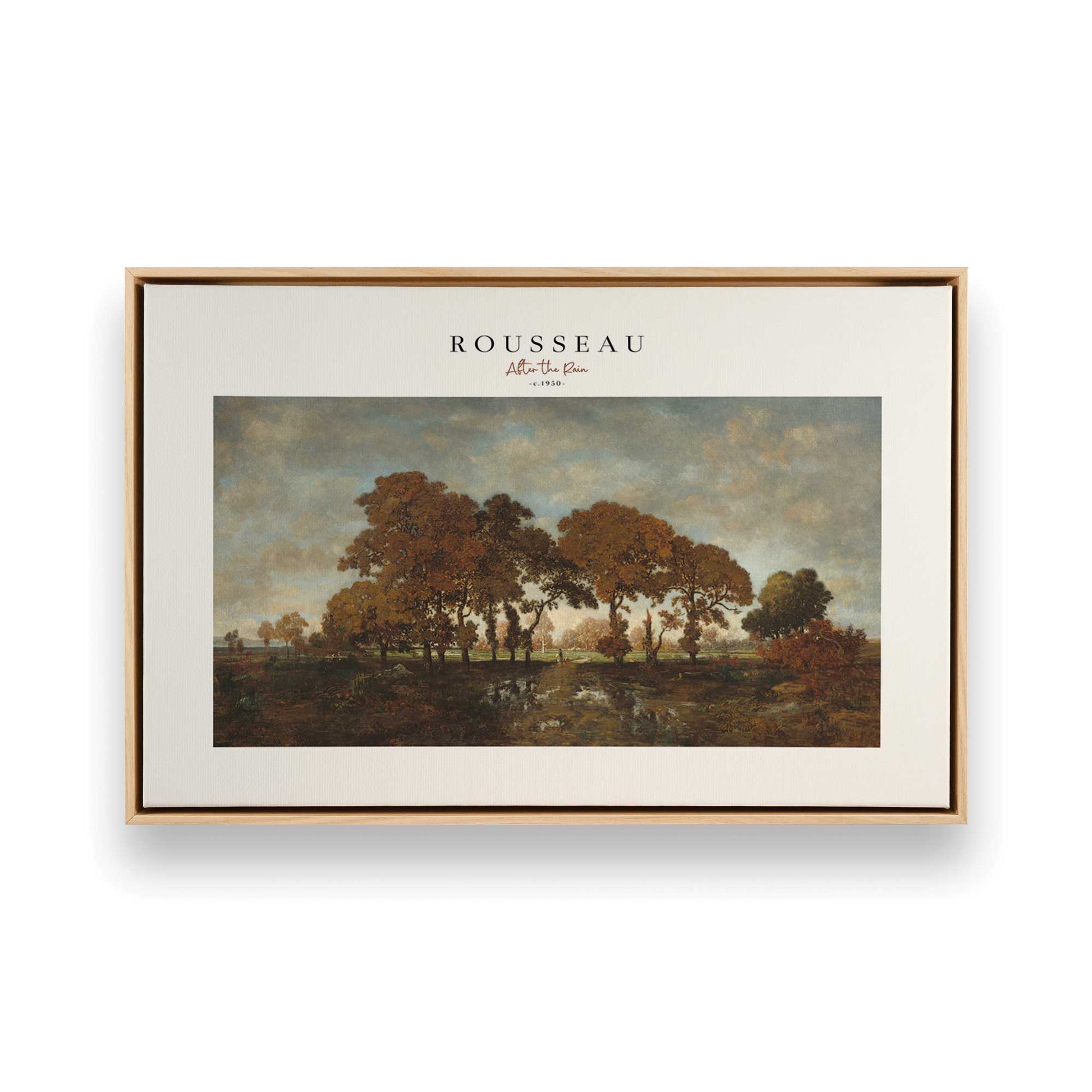 [Color:American Maple], Picture of art in a American Maple frame
