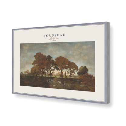 [Color:Polished Chrome], Picture of art in a Polished Chrome frame of the corner