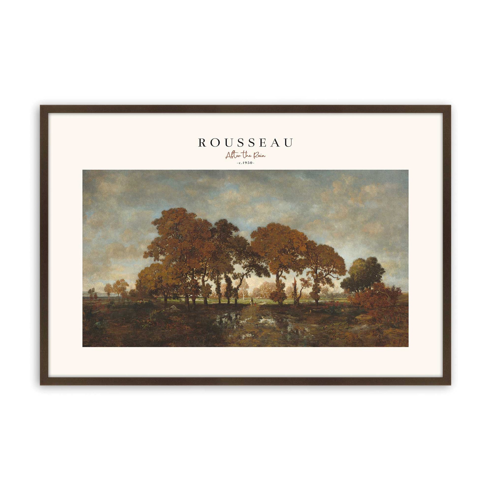 [Color:Belvinder Brown], Picture of art in a Belvinder Brown frame