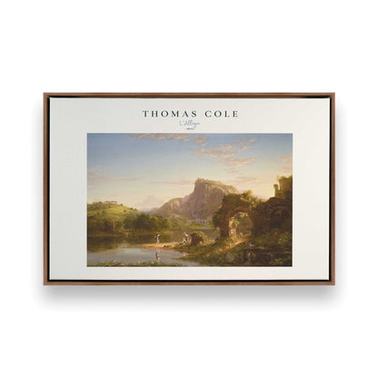 [Color:Walnut], Picture of art in a Walnut frame