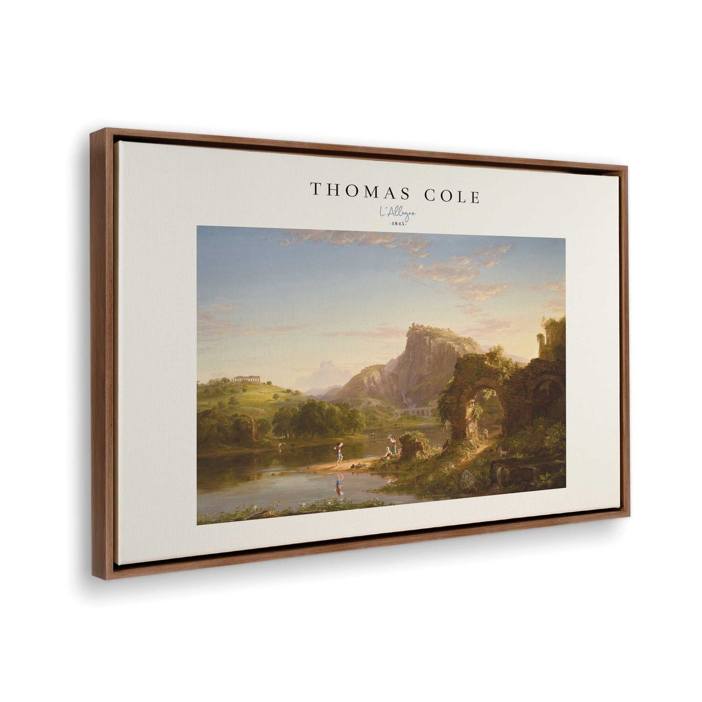 [Color:Walnut], Picture of the corner of the art