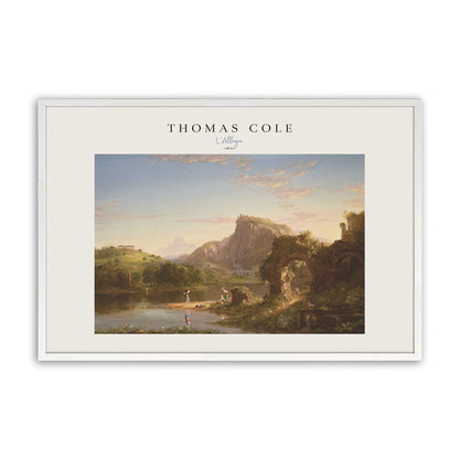 [Color:Opaque White], Picture of art in a Opaque White frame