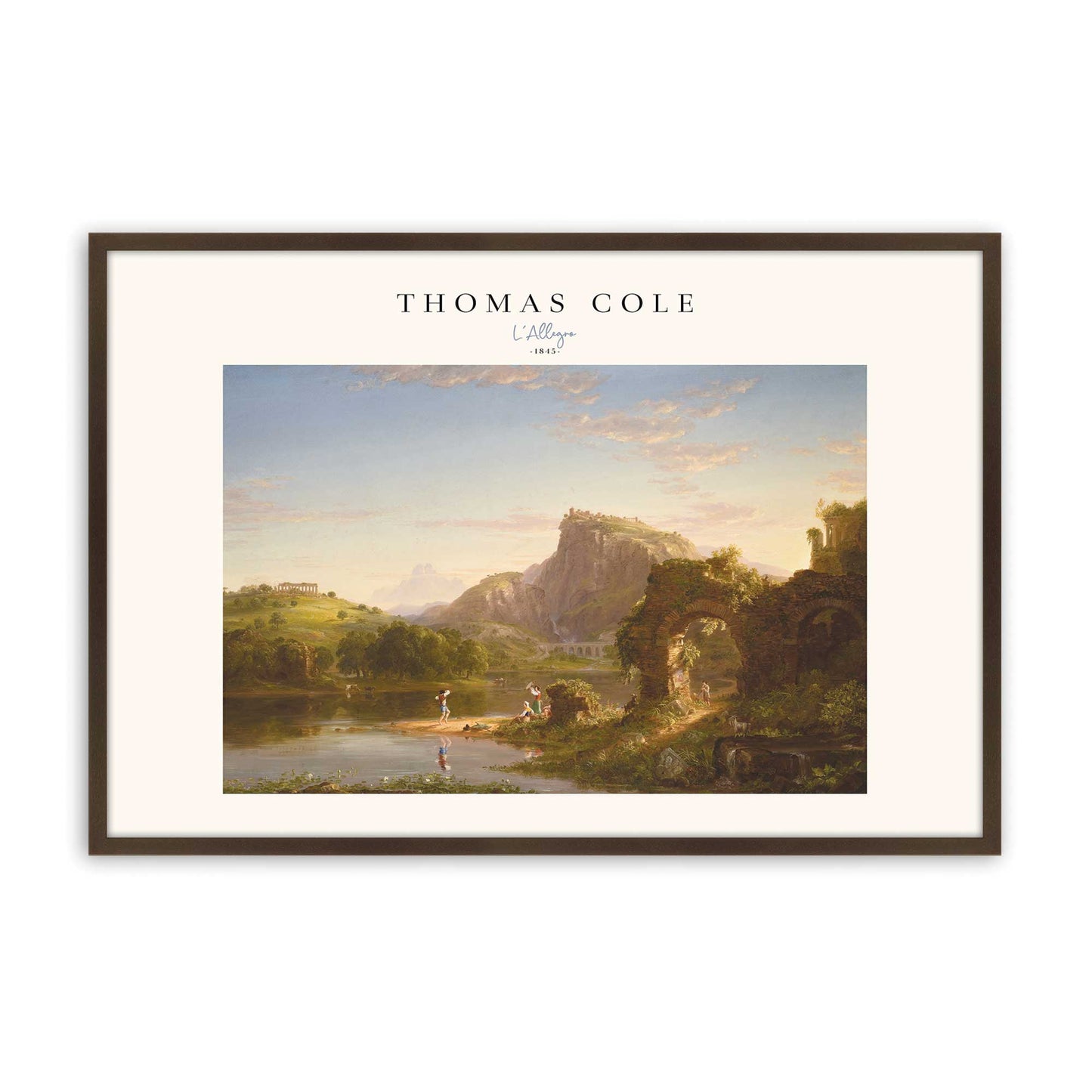[Color:Belvinder Brown], Picture of art in a Belvinder Brown frame
