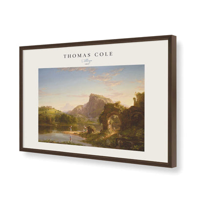 [Color:Belvinder Brown], Picture of art in a Belvinder Brown frame of the corner