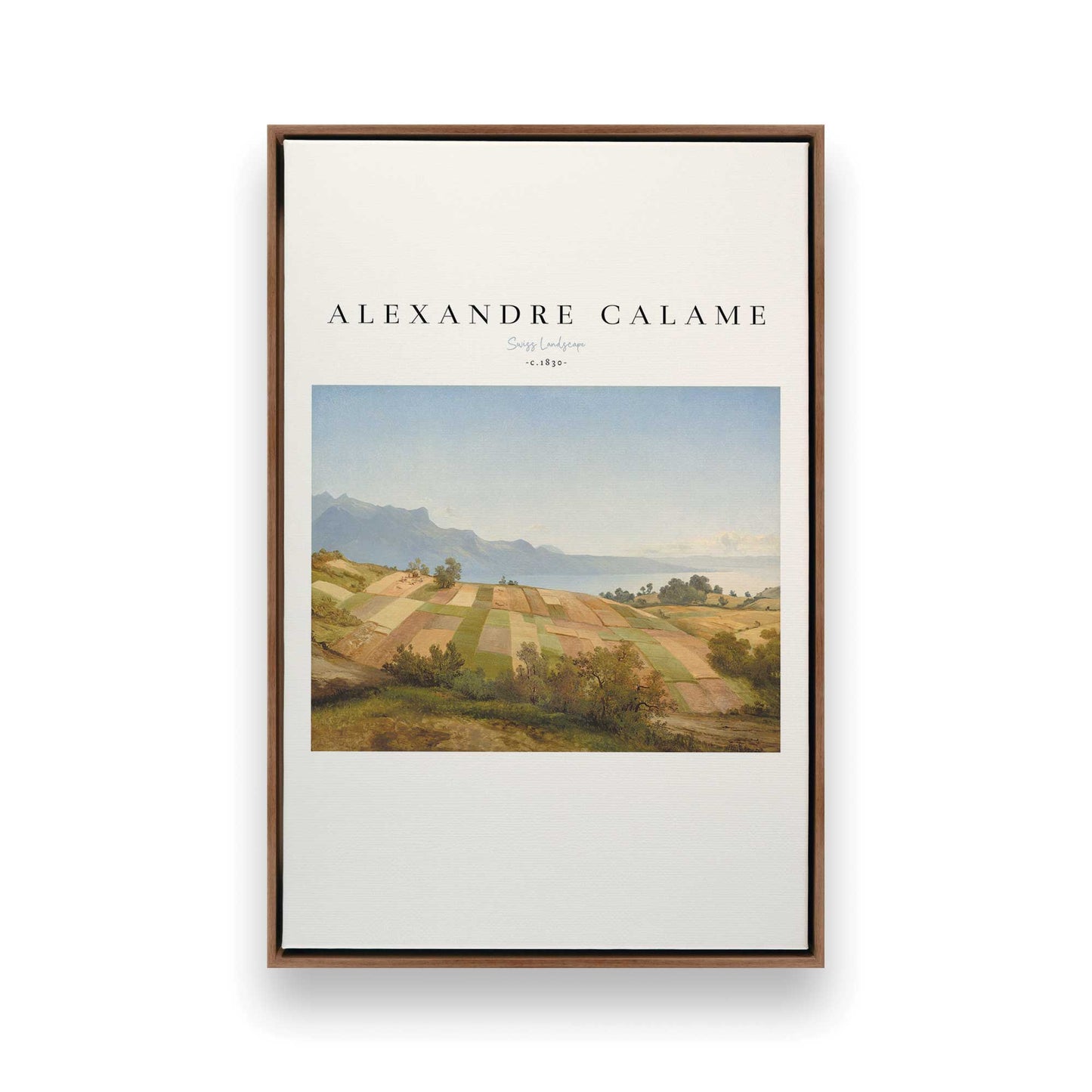 [Color:Walnut], Picture of art in a Walnut frame