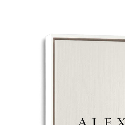 [Color:Opaque White], Picture of art in a White frame at an angle