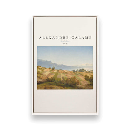 [Color:Opaque White], Picture of art in a White frame