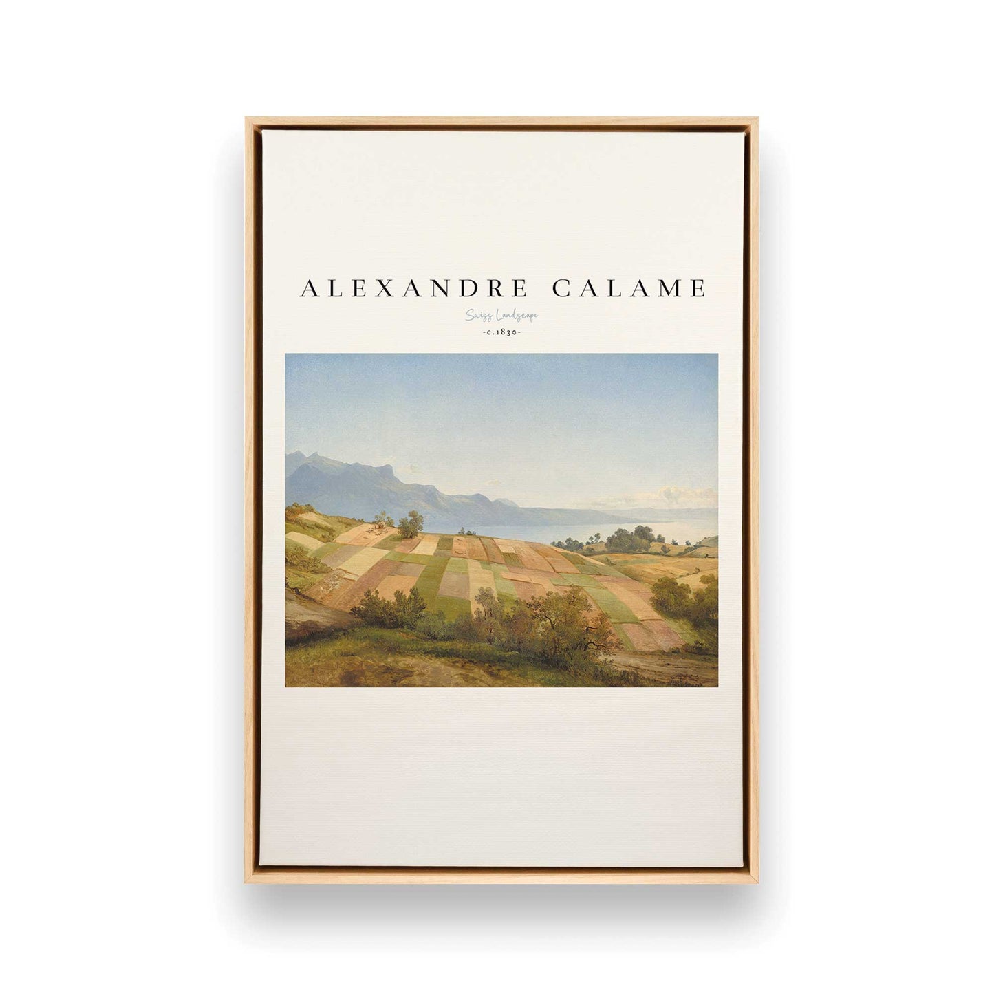 [Color:American Maple], Picture of art in a American Maple frame