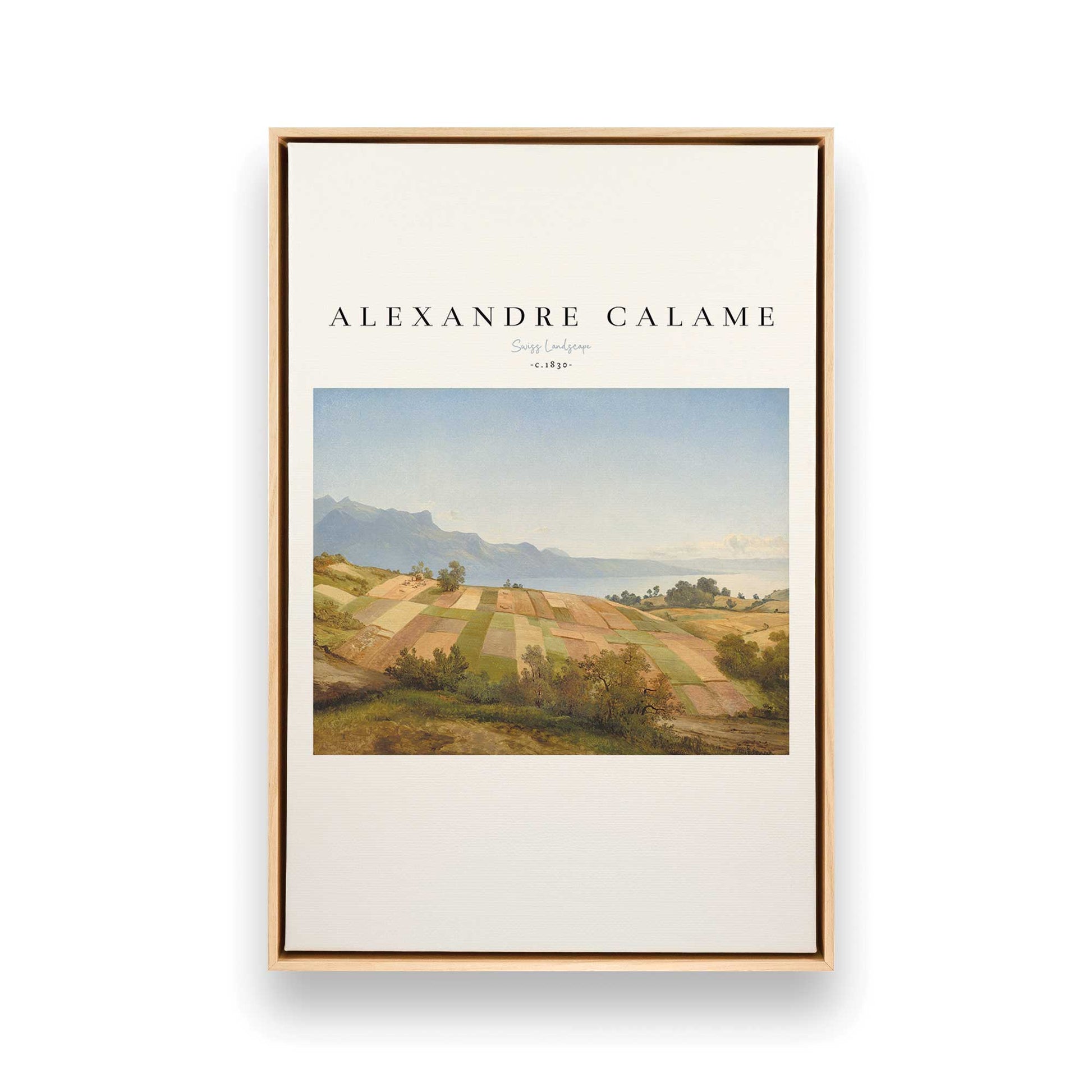 [Color:American Maple], Picture of art in a American Maple frame