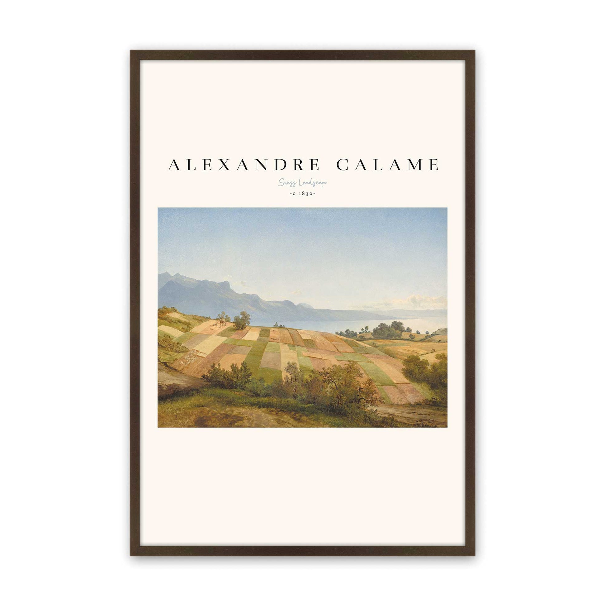 [Color:Belvinder Brown], Picture of art in a Belvinder Brown frame