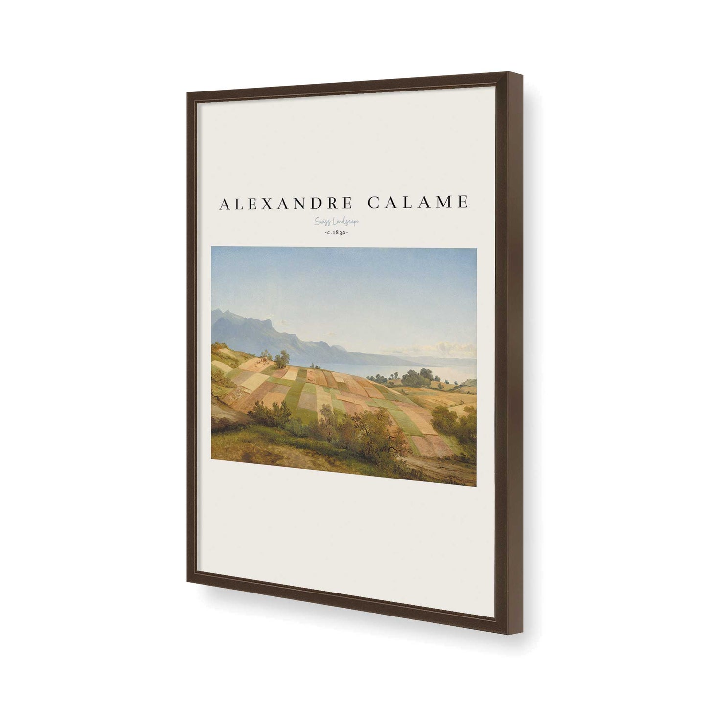 [Color:Belvinder Brown], Picture of art in a Belvinder Brown frame of the corner