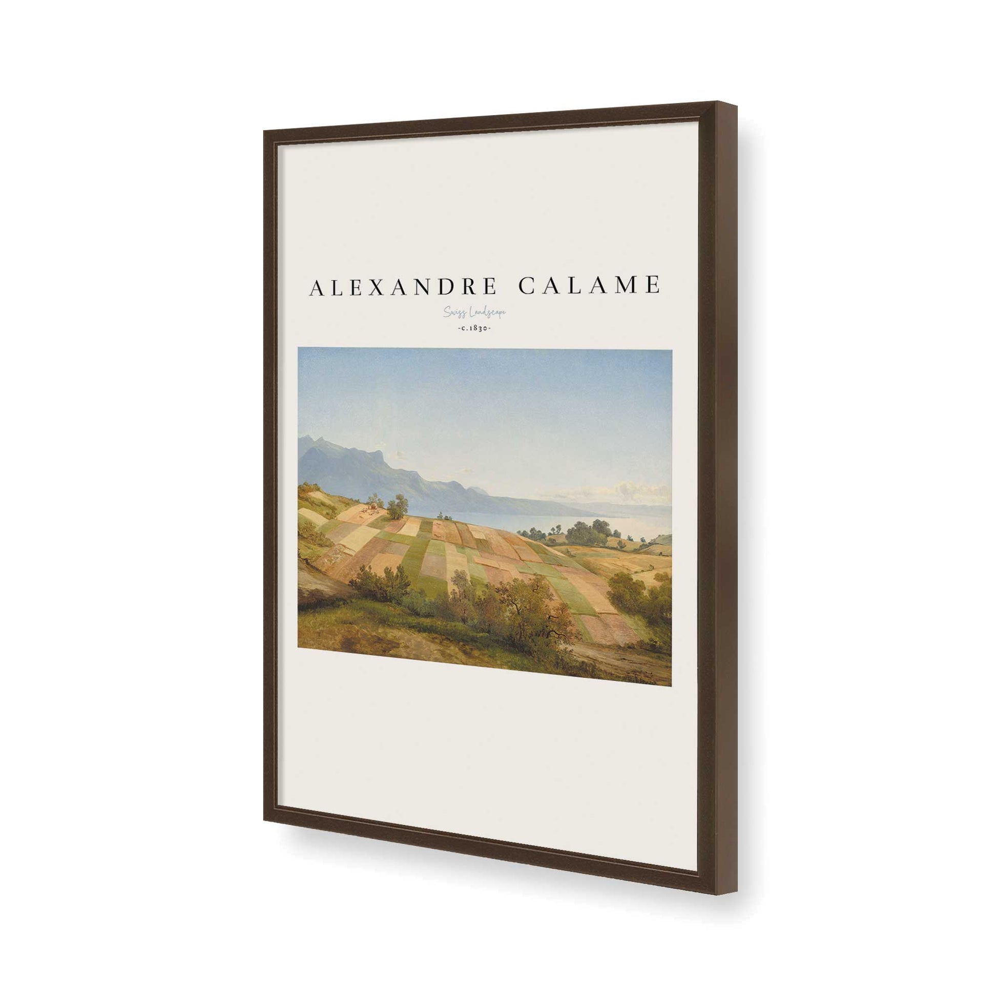 [Color:Belvinder Brown], Picture of art in a Belvinder Brown frame of the corner