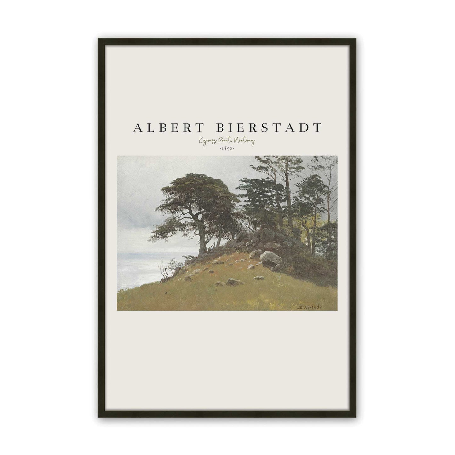 [Color:Satin Black], Picture of art in a Satin Black frame