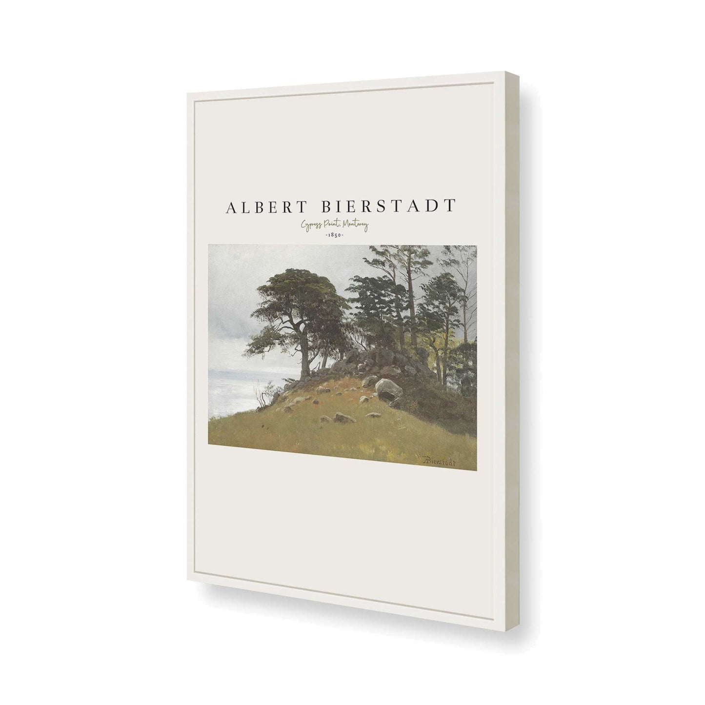 [Color:Opaque White], Picture of art in a Opaque White frame of the corner
