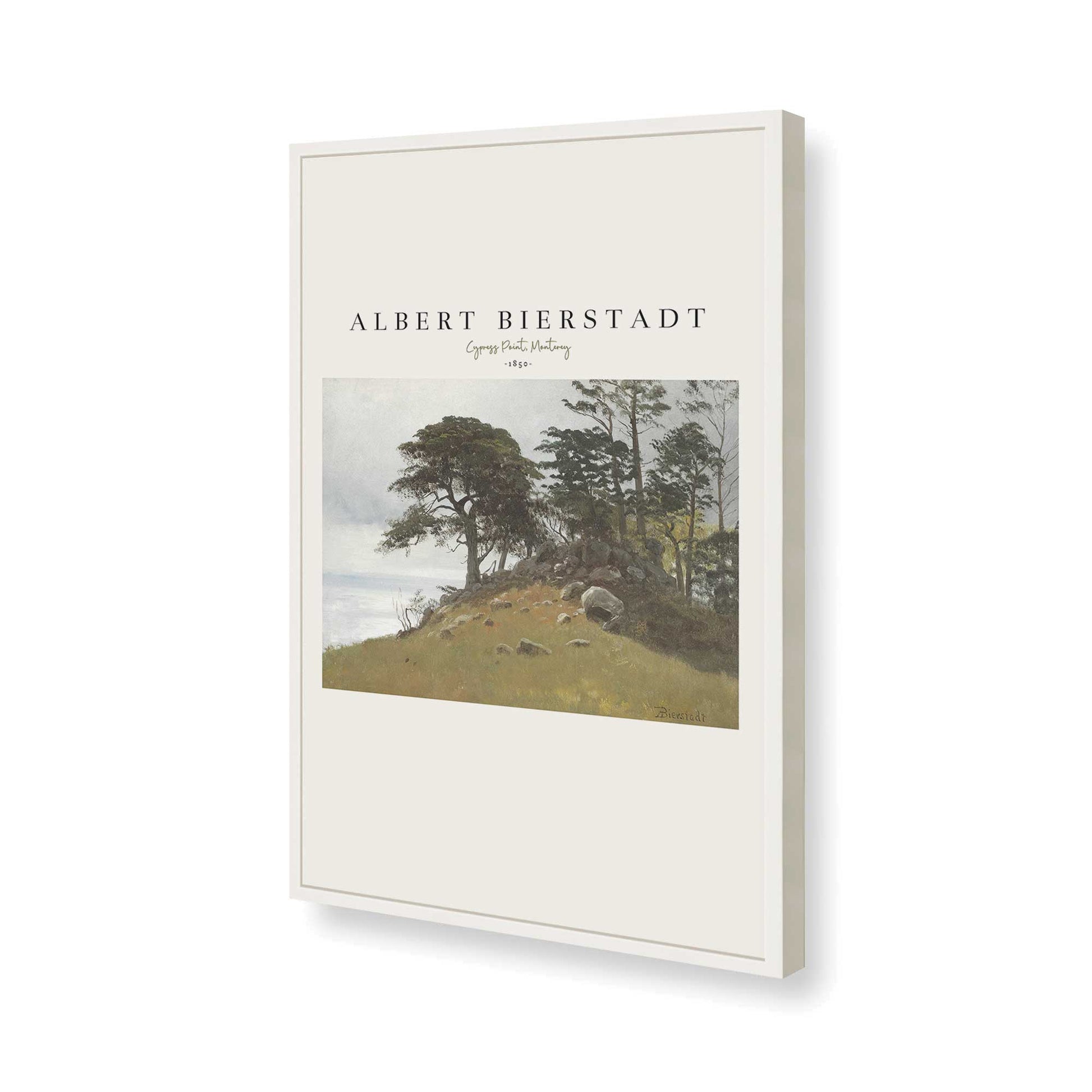 [Color:Opaque White], Picture of art in a Opaque White frame of the corner