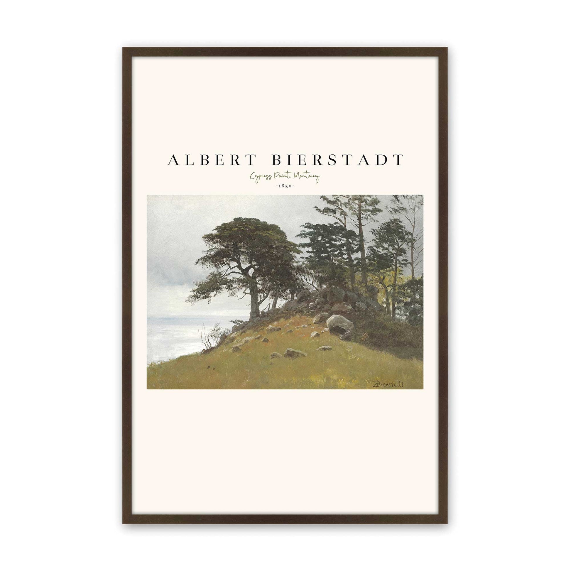 [Color:Belvinder Brown], Picture of art in a Belvinder Brown frame