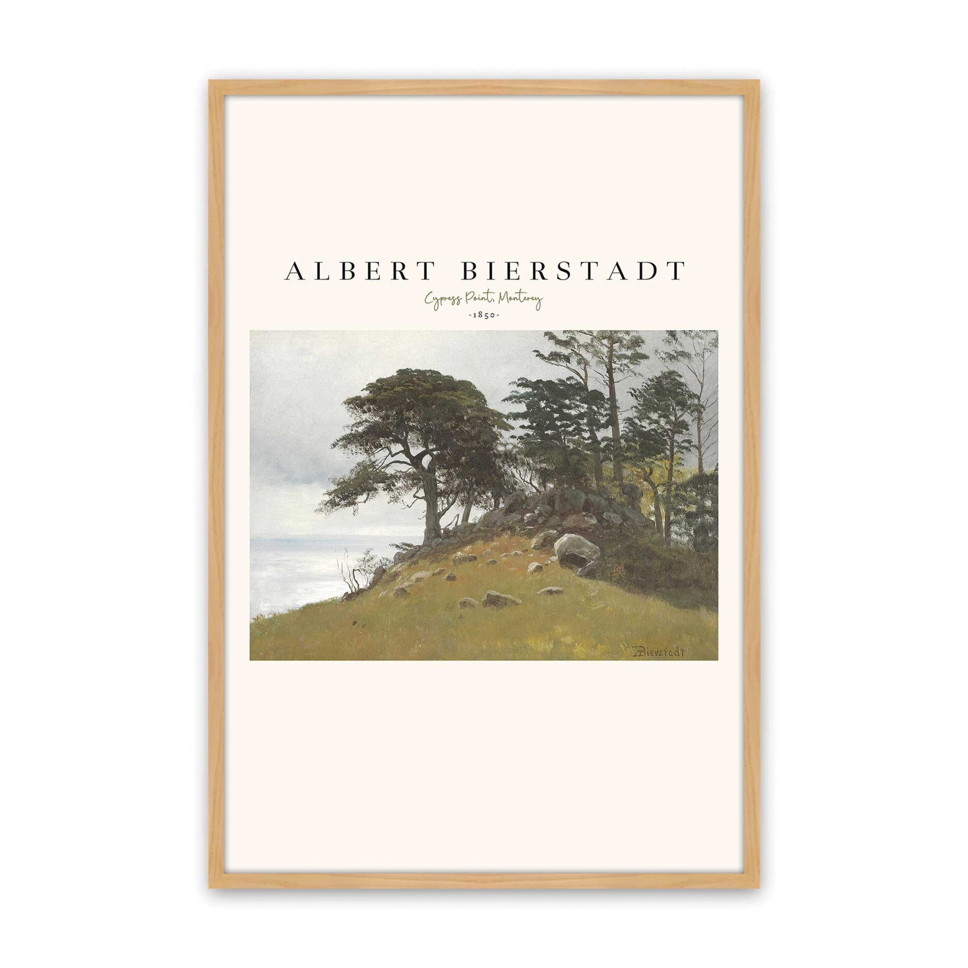 [Color:American Maple], Picture of art in a American Maple frame
