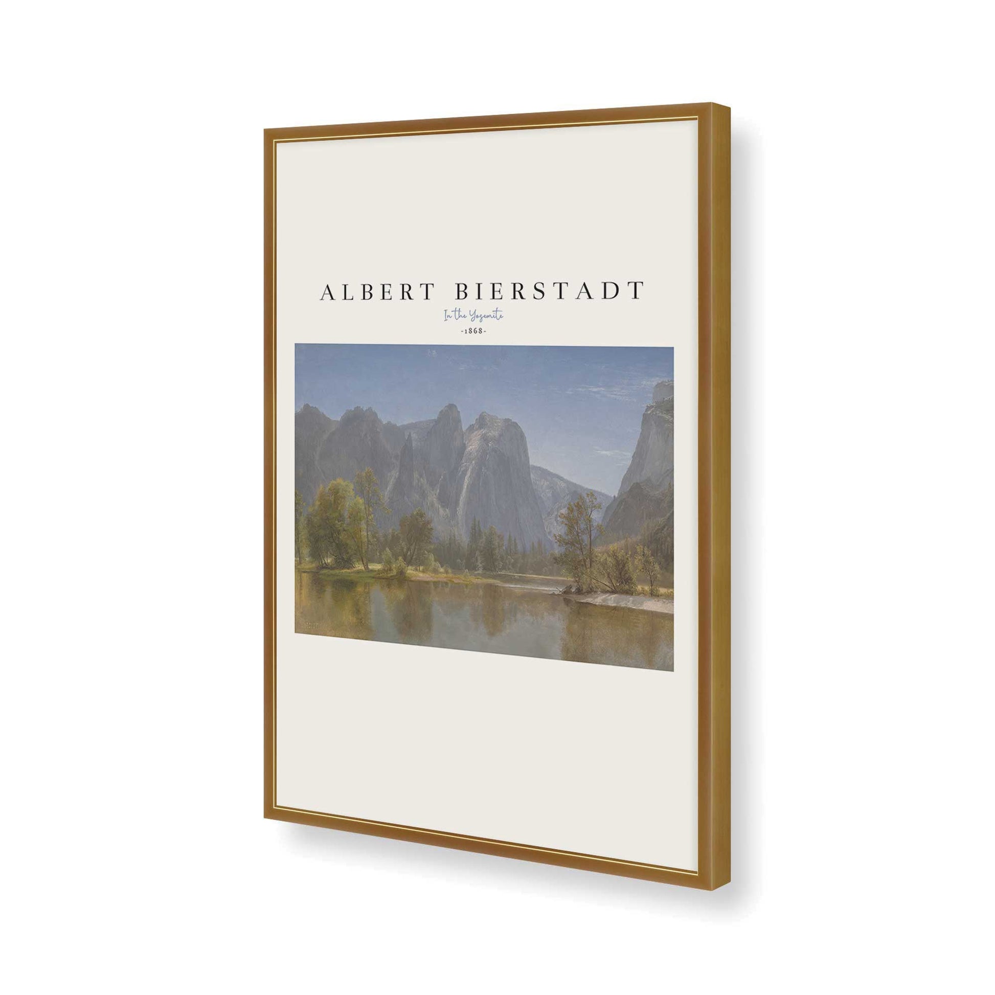 [Color:Polished Gold], Picture of art in a Polished Gold frame of the corner