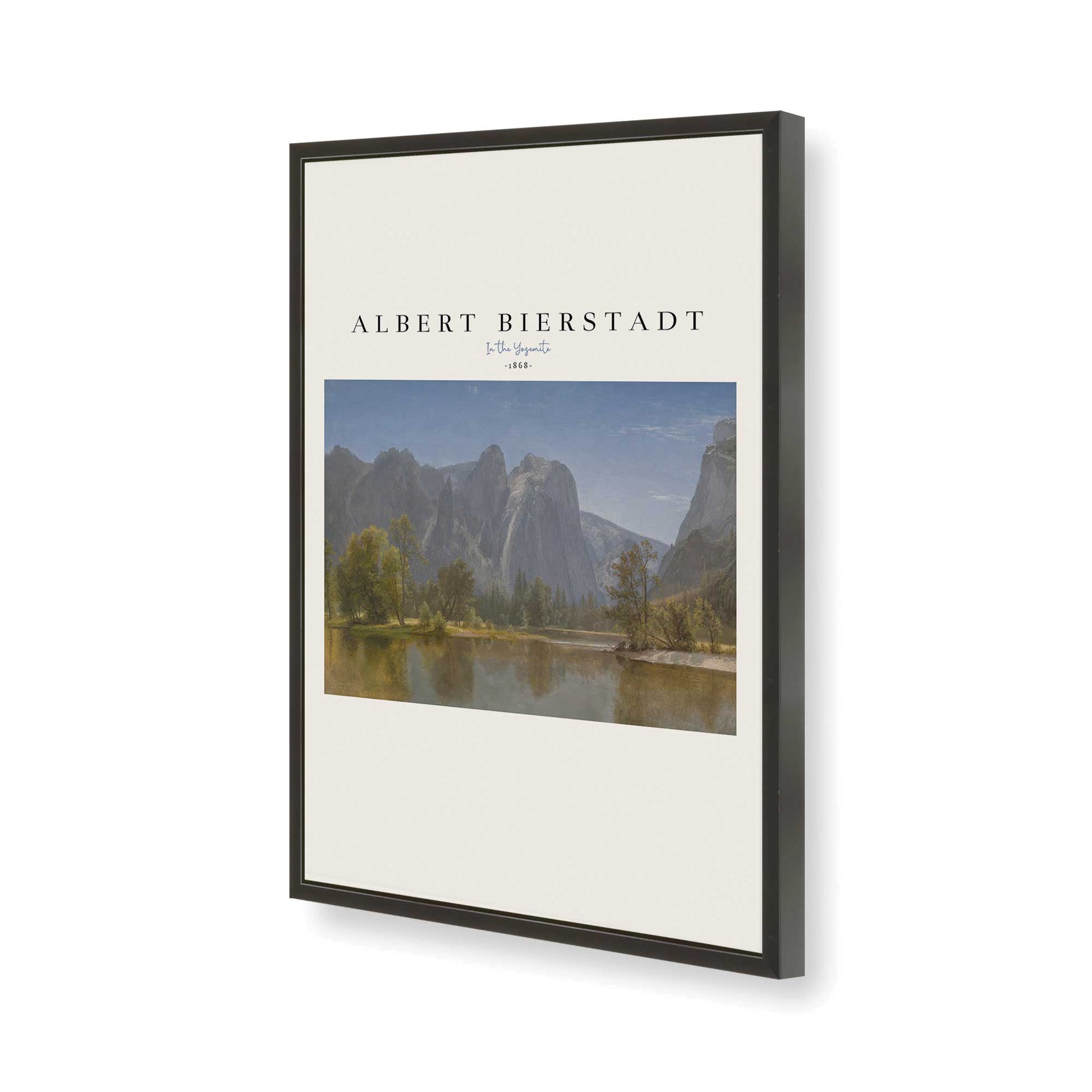 [Color:Satin Black], Picture of art in a Satin Black frame of the corner