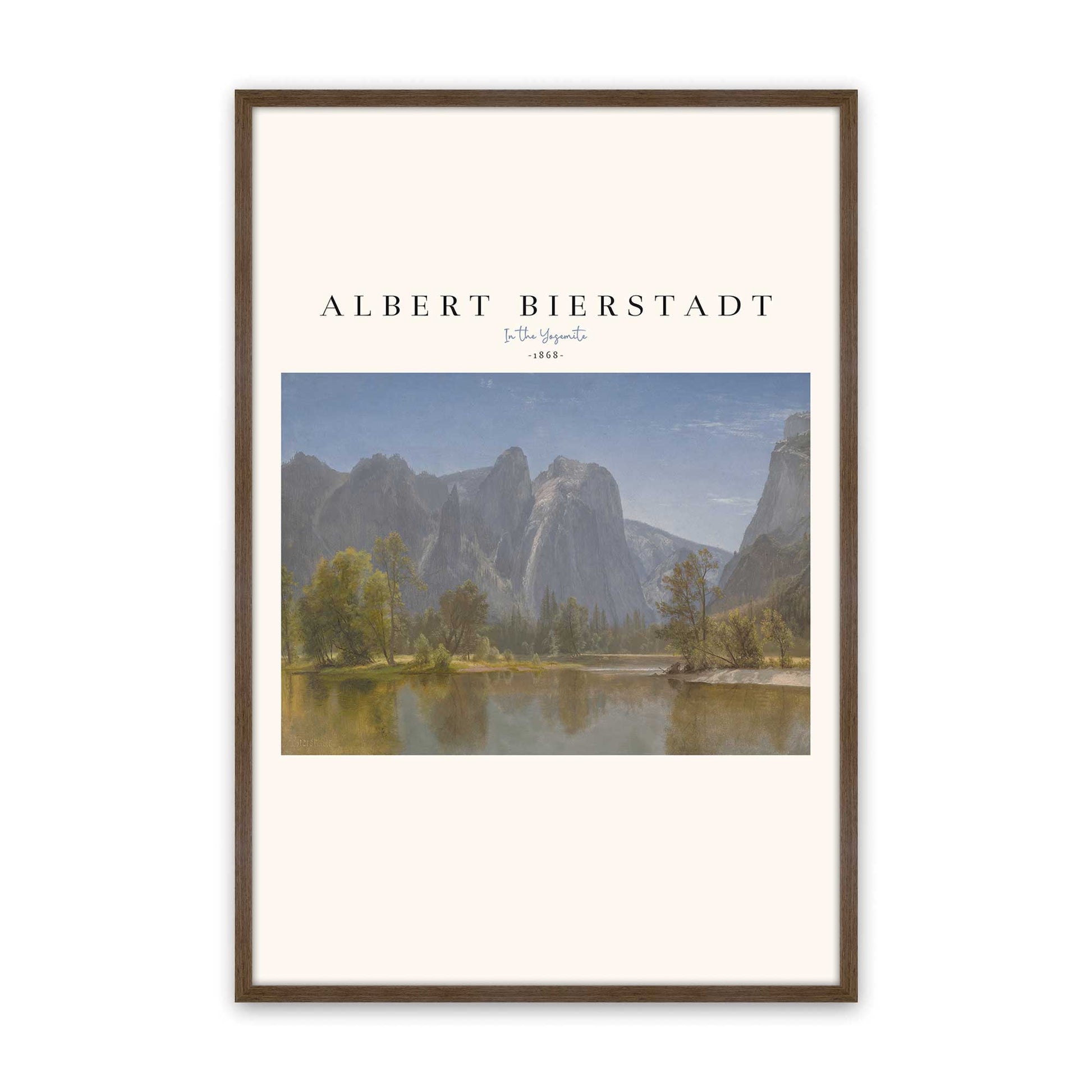 [Color:Walnut], Picture of art in a Walnut frame