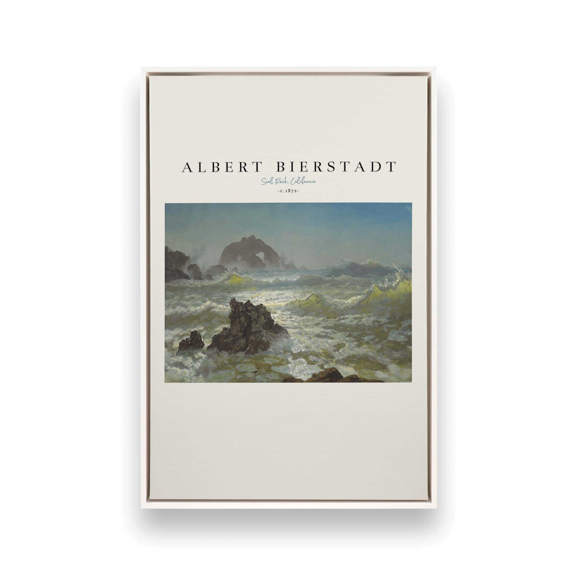 [Color:Opaque White], Picture of art in a White frame