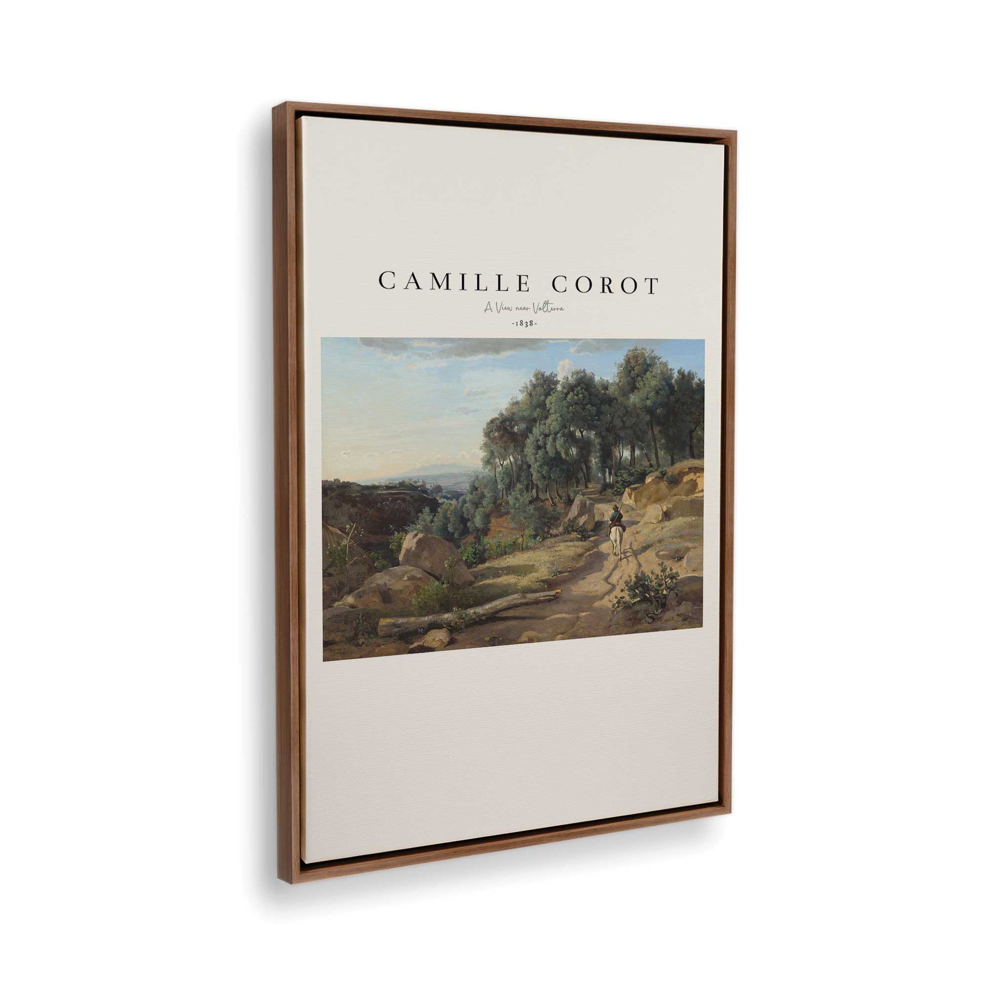 [Color:Walnut], Picture of the corner of the art