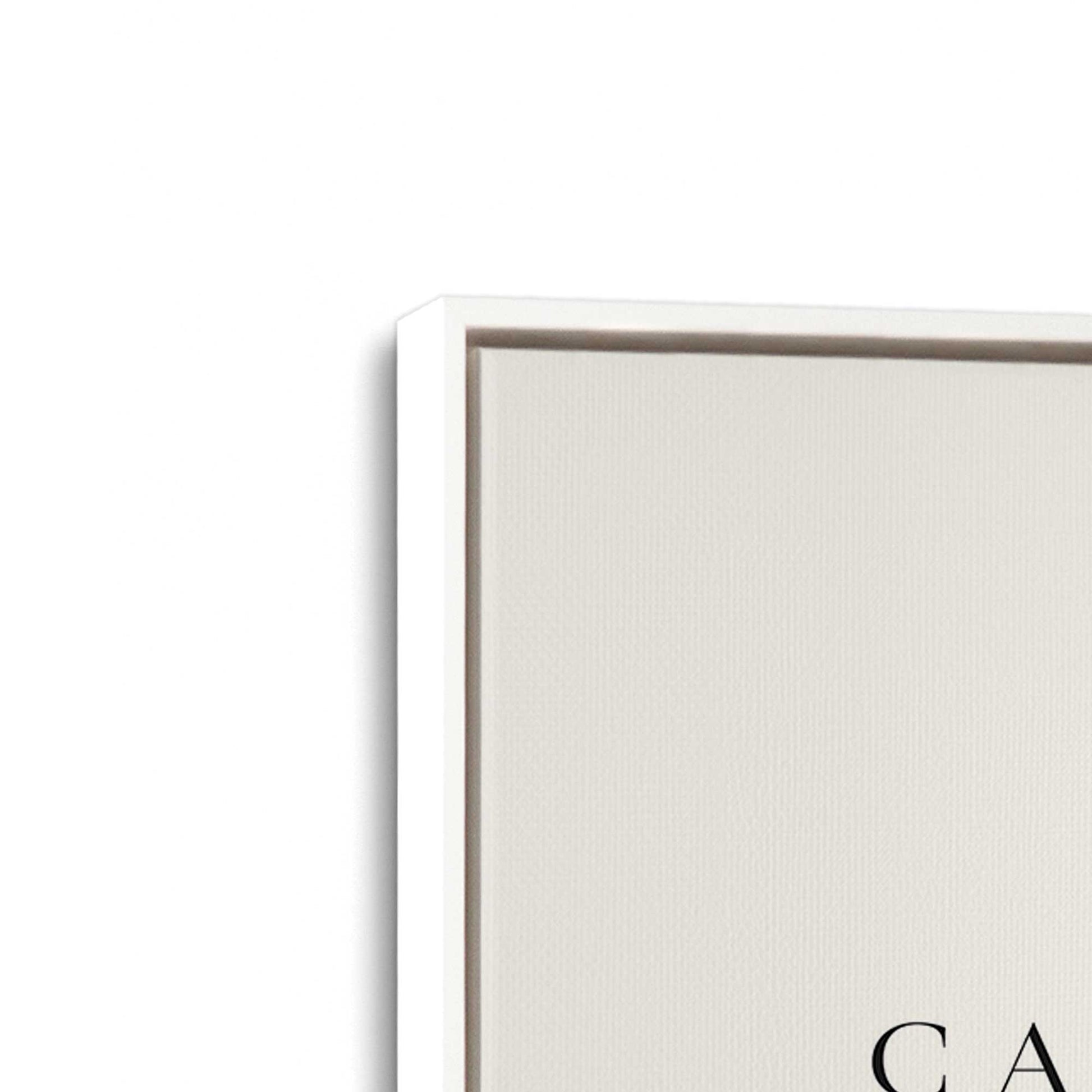 [Color:Opaque White], Picture of art in a White frame at an angle