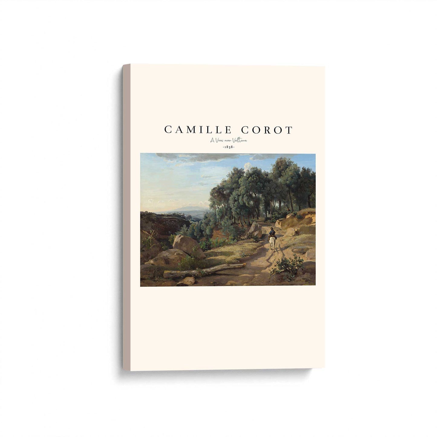 [Color:Stretched Canvas], Picture of art at an angle