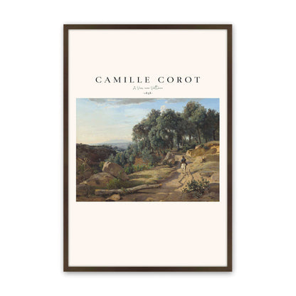 [Color:Brown], Picture of art in a Brown frame