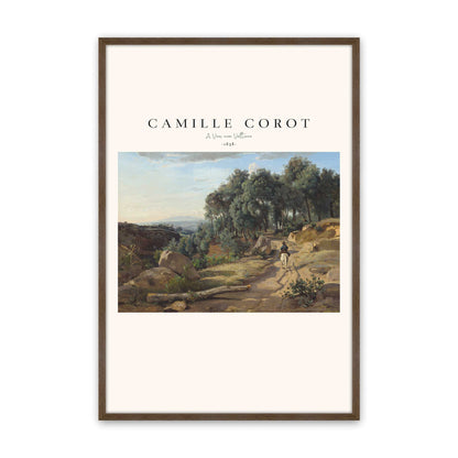 [Color:Walnut], Picture of art in a Walnut frame