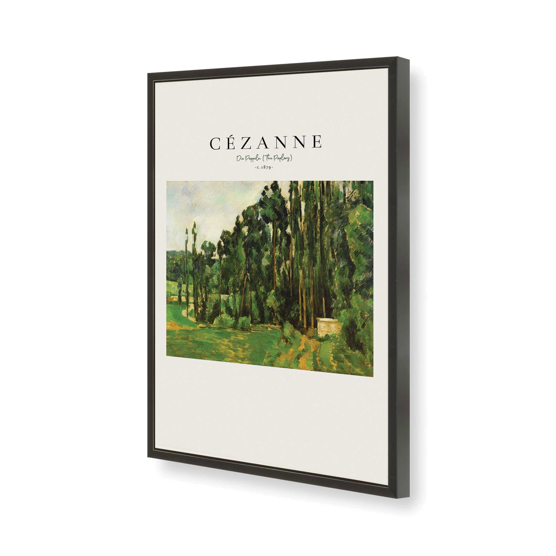 [Color:Satin Black], Picture of art in a Satin Black frame of the corner