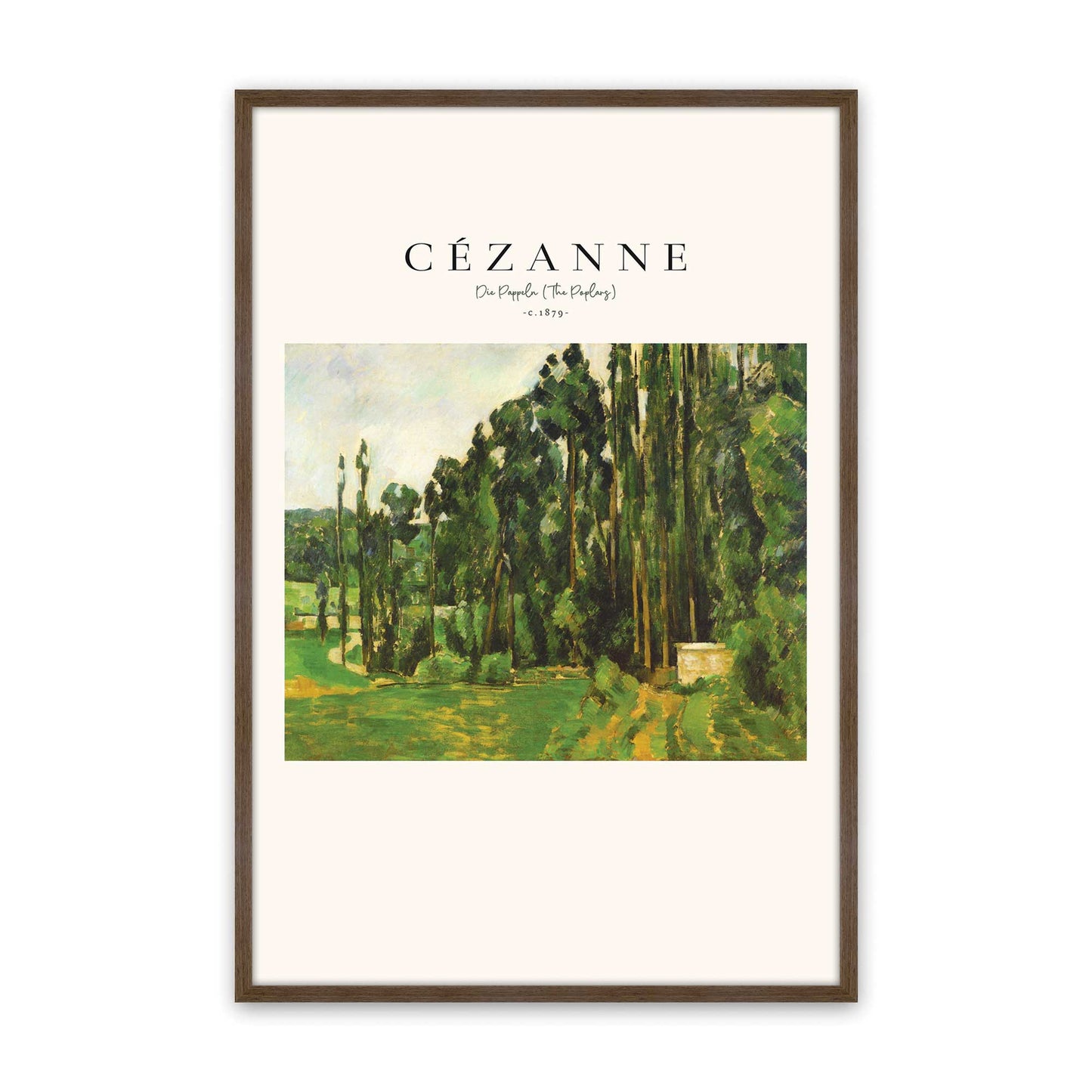 [Color:Walnut], Picture of art in a Walnut frame